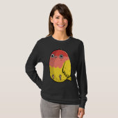 Cute Chubby Lutino Lovebird  For Bird T-shirt (Voorkant volledig)