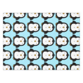 Cute Chubby Penguin Afbeelding Pattern Tafelkleed (Voorkant (Horizontaal))