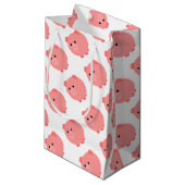 Cute Chubby Pig Gift Bag Klein Cadeauzakje (Voorkant Gekanteld)