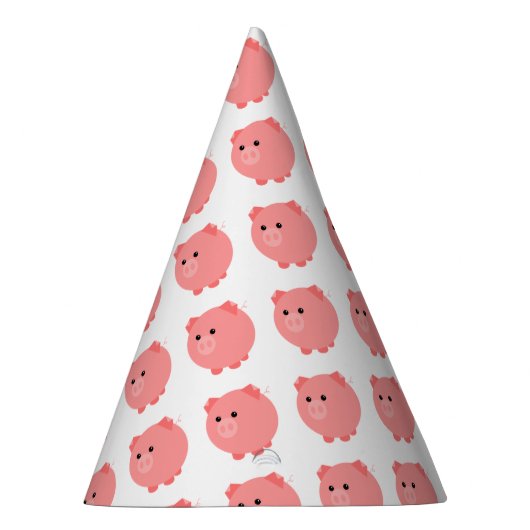 Cute Chubby Pig Party Petten Feesthoedjes (Rechts)