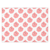 Cute Chubby Pig Tafelkleed (Voorkant (Horizontaal))