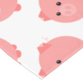 Cute Chubby Pig Tafelkleed (Gekanteld)