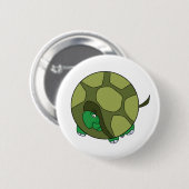 Cute Chubby Turtle Ronde Button 5,7 Cm (Voorkant /achterkant)