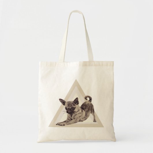 Cute Chug Dog Tote Bag (Voorkant)