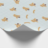 Cute Churros Wrapping Paper Cadeaupapier (Hoek)