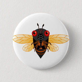 Cute Cicada Ronde Button 5,7 Cm
