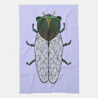 Cute Cicada Theedoek
