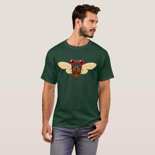 Cute Cicada Tshirt (Voorkant volledig)