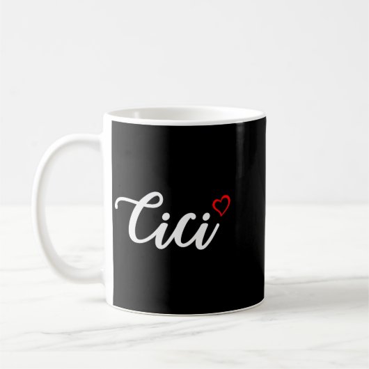 Cute Cici Lover Gift For Women Grandma Christmas  Koffiemok (Links)