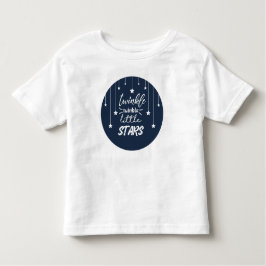 Cute Circle Twinkle Little Star Lyric Kinder Shirts