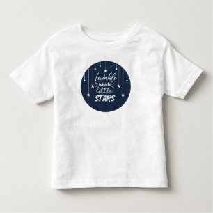 Cute Circle Twinkle Little Star Lyric Kinder Shirts