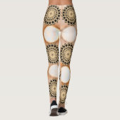 Cute Circulaire Broeken Lang Leggings (Achterkant)