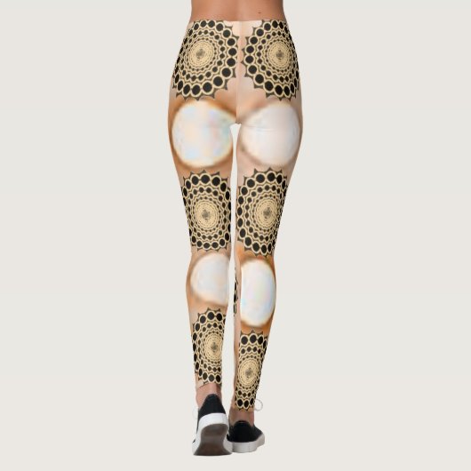 Cute Circulaire Broeken Lang Leggings (Achterkant)