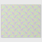 Cute Circus | Baby shower Patroon op maat Cadeaupapier (Vlak)