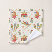 Cute Circus Badhanddoekenset Bad Handdoek (Wasdoekje)