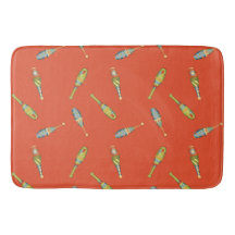 Cute Circus Jongleer Stok Rode Badmat Vloerkleed