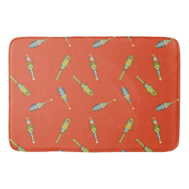 Cute Circus Jongleer Stok Rode Badmat Vloerkleed