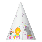 Cute Circus Party Pet Feesthoedjes (Achterkant)