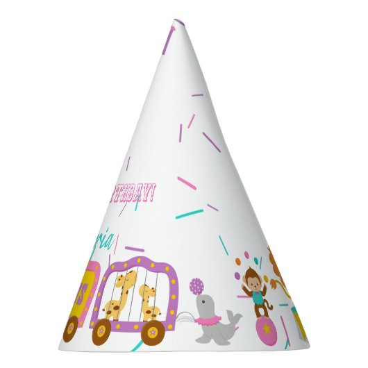 Cute Circus Party Pet Feesthoedjes (Rechts)