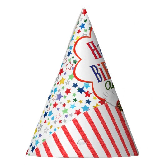 Cute Circus Ringmaster Beer Kinderen van Birthday Feesthoedjes (Links)