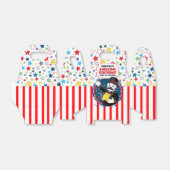 Cute Circus Ringmaster Cartoon Polar Beer Bedankdoosjes (Uitgevouwen)