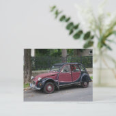 Cute Citroen 2CV Charleston Briefkaart (Staand voorkant)