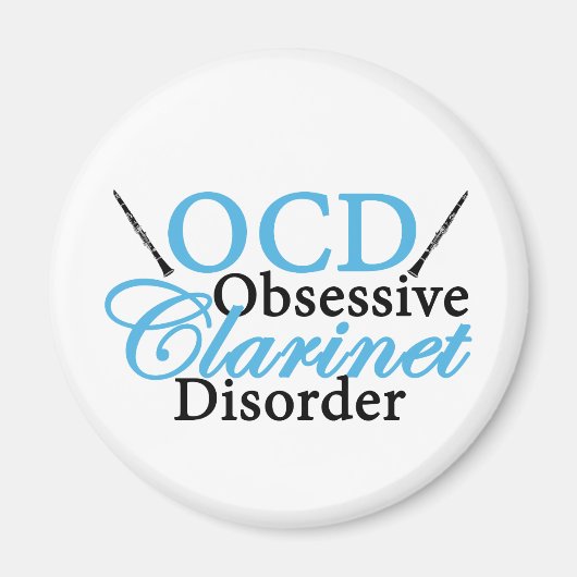 Cute Clarinet Magneet (Voorkant)