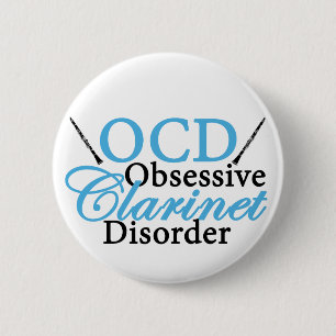 Cute Clarinet Ronde Button 5,7 Cm