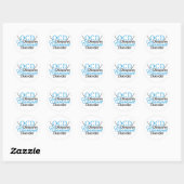 Cute Clarinet Ronde Sticker (Vel)