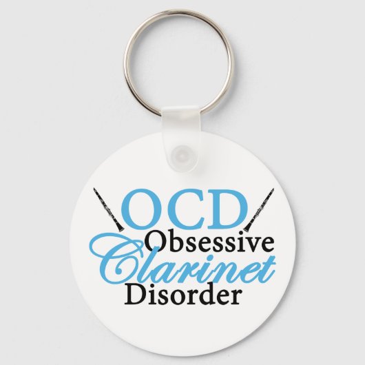 Cute Clarinet Sleutelhanger (Voorkant)