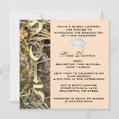 Cute Classic Camo Elegant 2015 Afstuderen Invites Kaart (Voorkant)