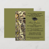 Cute Classic Camo Elegant 2015 Afstuderen Invites Kaart (Voorkant / Achterkant)