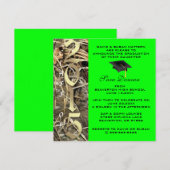 Cute Classic Camo Elegant 2015 Afstuderen Invites Kaart (Voorkant / Achterkant)