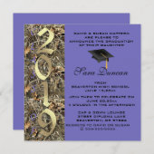 Cute Classic Country Camo 2019 Afstuderen Invite Kaart (Voorkant / Achterkant)