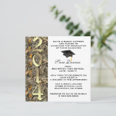 Cute Classic Elegant 2014 Afstuderen Invitation Kaart (Staand voorkant)