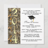Cute Classic Elegant 2014 Afstuderen Invitation Kaart (Voorkant)