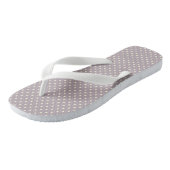 Cute classic pastel polka dots design teenslippers (Schuin)