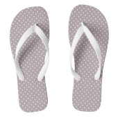 Cute classic pastel polka dots design teenslippers (Voetbed)
