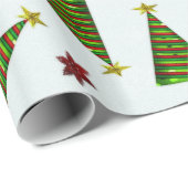 Cute Classic Santa Whimsey WRAPPING PAPER Cadeaupapier (Rol Hoek)