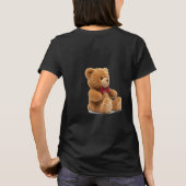 Cute Classic Teddy Bear Art Women's Graphic T-Shir T-shirt (Achterkant)