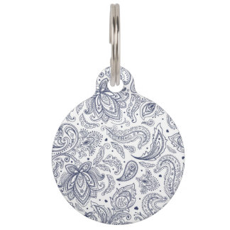 Cute classical flowers patterns huisdierpenning