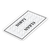 Cute Clean Dirty Farmhouse Kitchen Magneet (Linkerzijde)