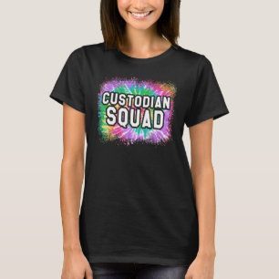 Cute Cleaning Personeel Custodian Squad waardeert T-shirt