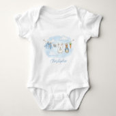 Cute Clothesline Peter the Rabbit Romper (Voorkant)