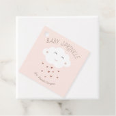 Cute cloud baby sprinkhaan bedankjes labels (In situ)