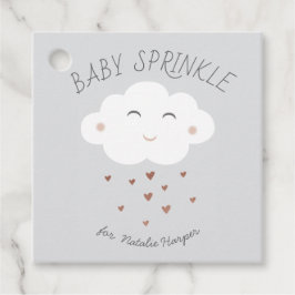Cute cloud baby sprinkhaan bedankjes labels