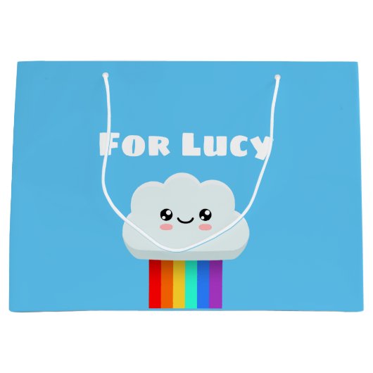 Cute cloud groot cadeauzakje (Voorkant)