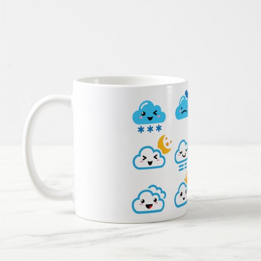 Cute cloud, Kawaii, Manga cup Koffiemok (Links)