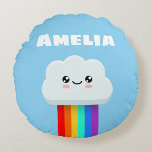 Cute cloud rond kussen