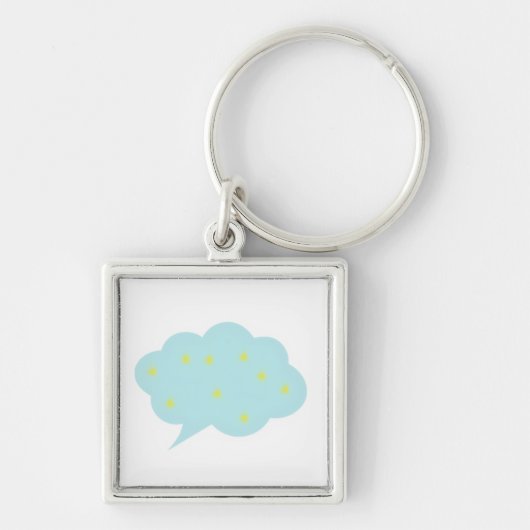 Cute Cloud Sleutelhanger (Voorkant)